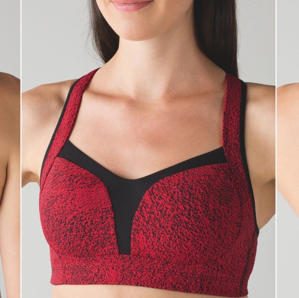 Lululemon Ta Ta Tamer III Red Black